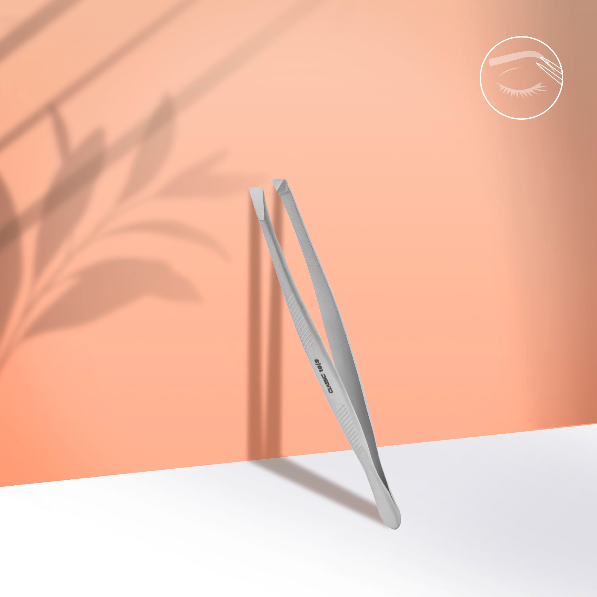 Eyebrow tweezers CLASSIC 10 TYPE 3 (wide slant) image 0